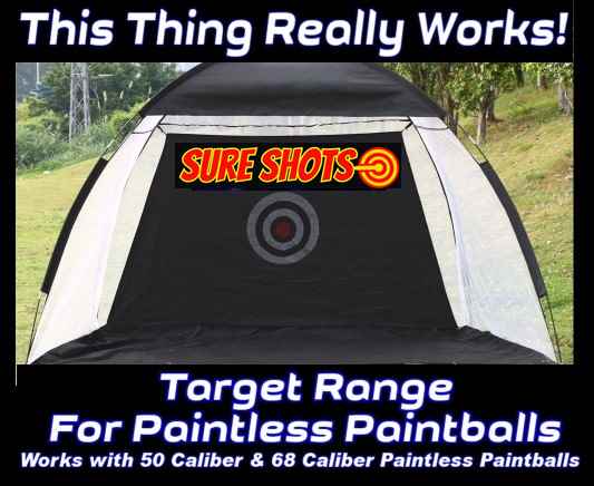 Paintless Paintball Target Shooting